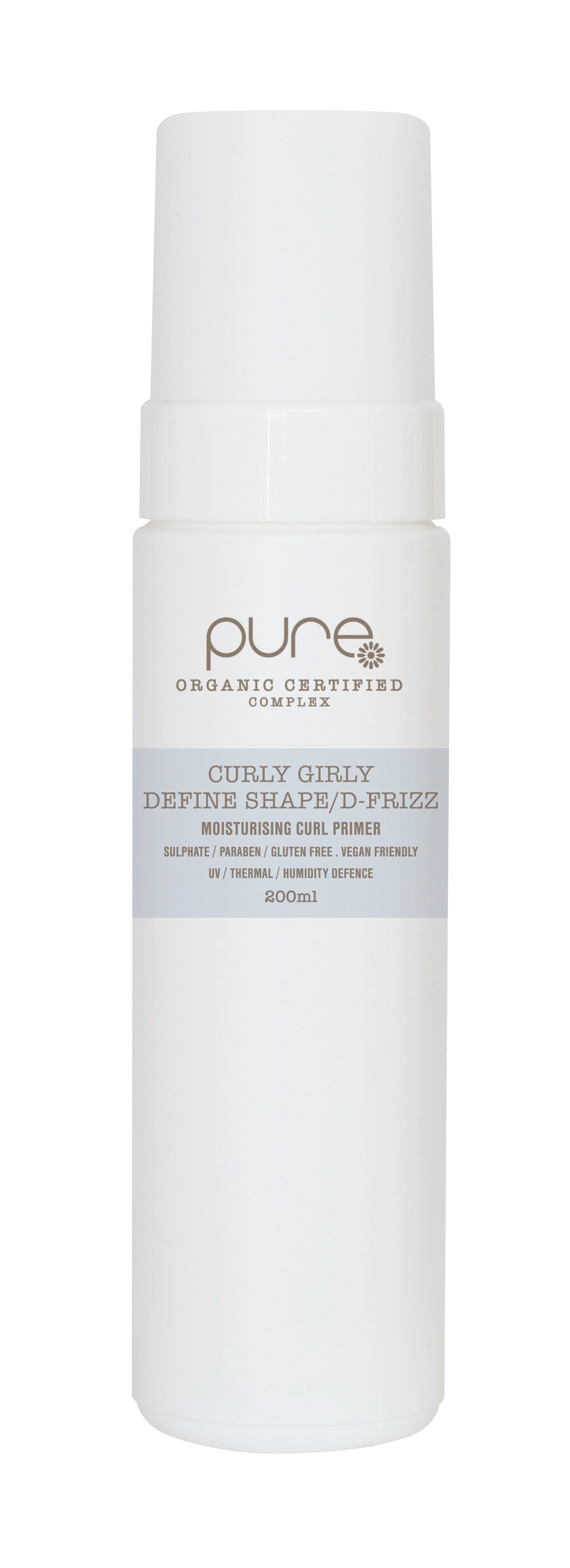 200ml PURE Curly Girly Curl Shape Defrizz
