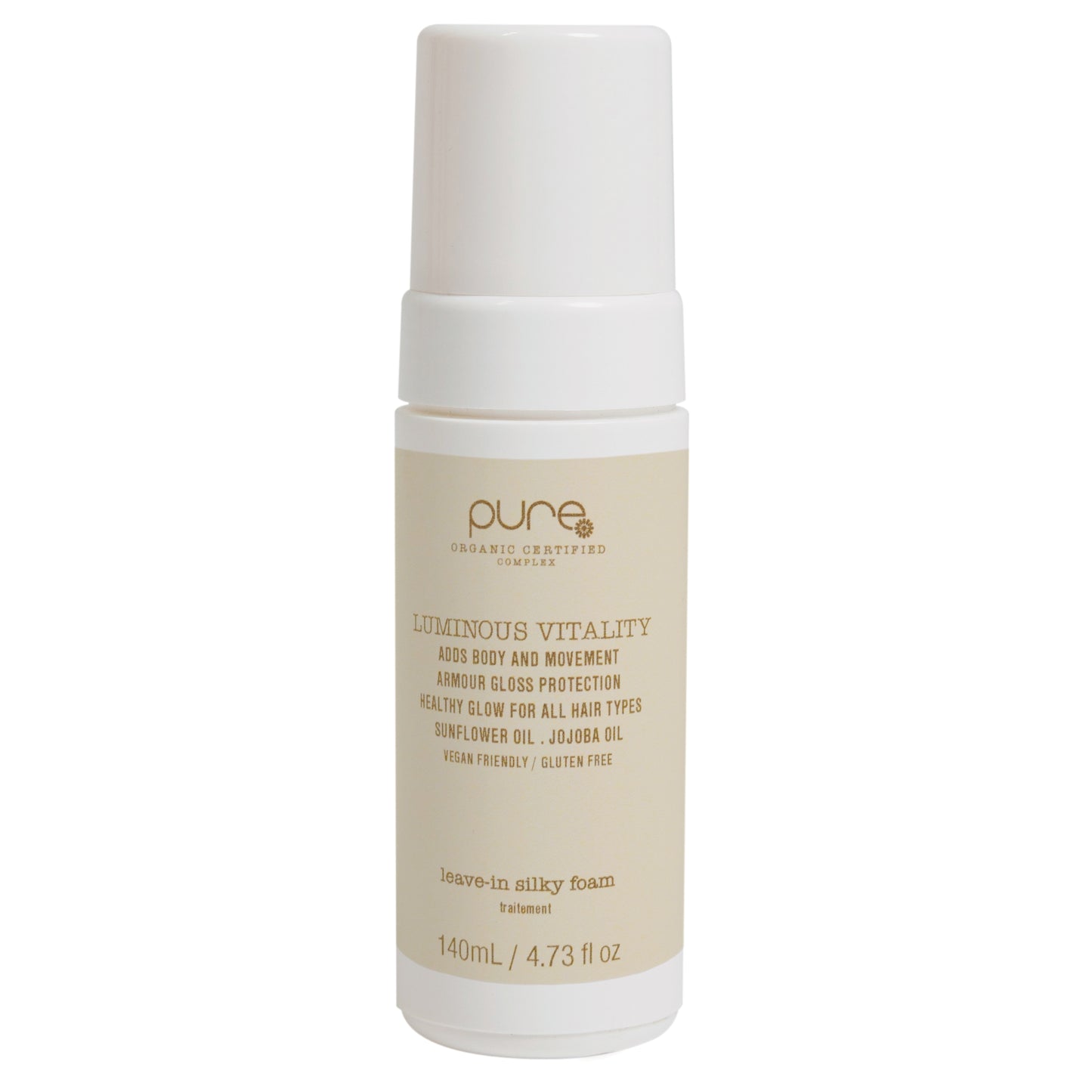 140ml PURE Luminous Vitality Foam Mousse